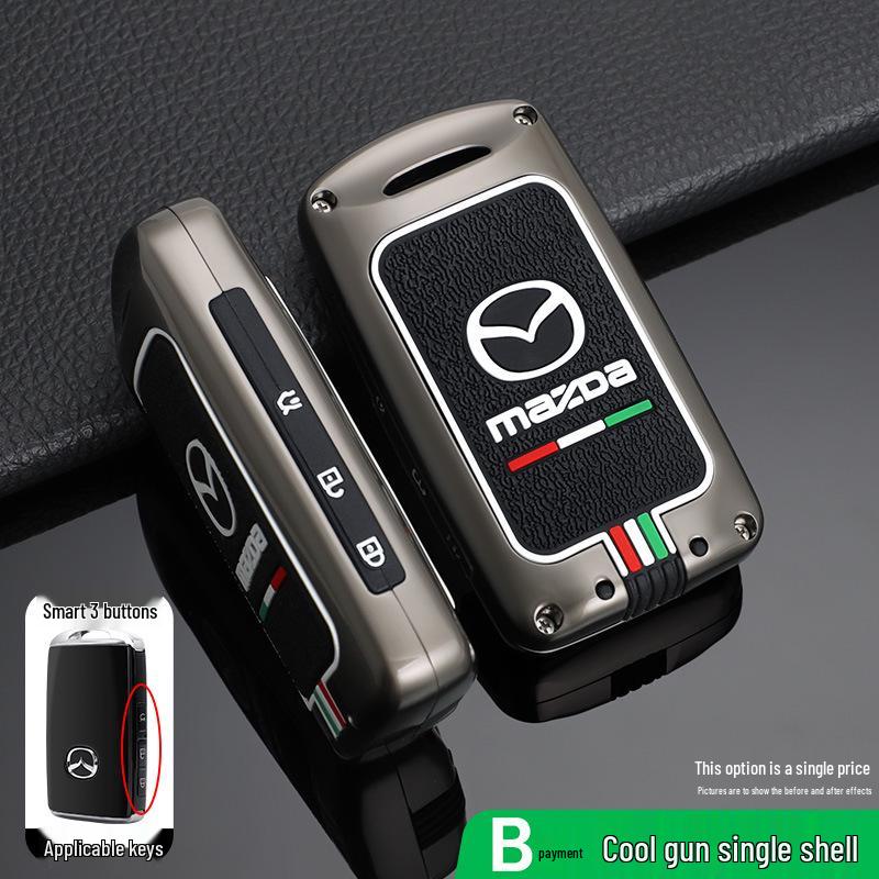 

2024 Чехол для ключа Mazda для Axela, CX-5, CX-50, CX-4, Atenza; Подходит для двухкнопочных моделей