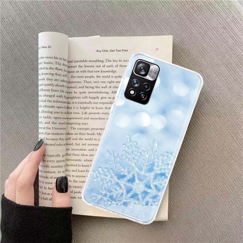 Landscape Winter Light Snow Luxury Phone Case For Xiaomi Poco X4 F4 GT X3 NFC X5 X6 X7 Pro 5G M5 M5S M3 F5 Mi F6 F3 F2 F1 Cover