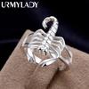 Beautiful Ring Fashion Fashion Scorpion 925 Silver NICE Women Domineering Lady Ring Jewelry Classical Gift