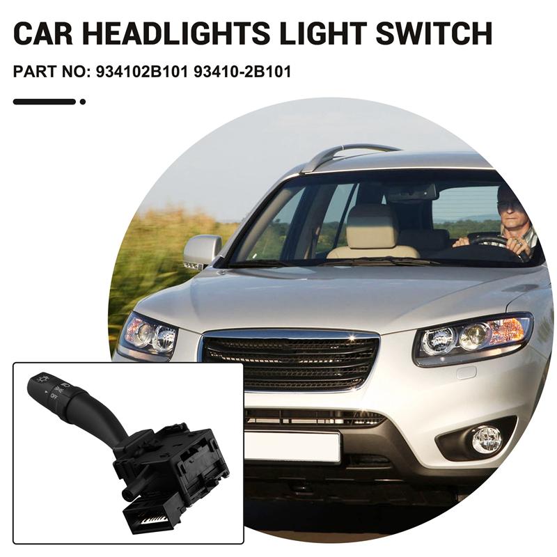 A16P-Car Headlights Light Switch Turn Signal Switch Lever For Hyundai Santa Fe 2007-2012 934102B101 93410-2B101