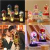 Eternal Galaxy Rose Rose With Lights  Led Valentine Day Gift Couple Girlfriend New Year Heart Gift Creative Wedding Decor