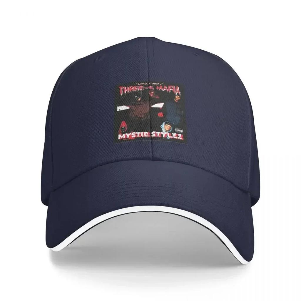 Three Six Mafia Mystic Stylez Classic Baseball Cap birthday Snap Back Hat Mountaineering Unisex hat Unisexs Womens