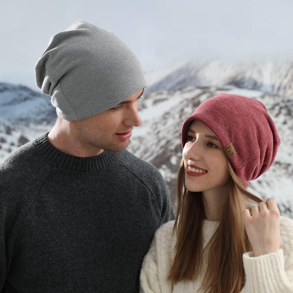 Geyanuo Knit Solid and Perfect for and Unisex Men's Cap, Autumn/Winter Color, Fluffy, Warm, Soft, Simple, Stylish, Commuting, Cycling, Skiing,