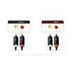 2RCA To 2 RCA Male To Male Audio Cable Gold-Plated RCA Audio Cable for Home Theater DVD TV Amplifier CD Soundbox