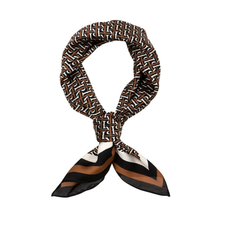 RECLOW RECLOW LAND Signature R LOGO Schal Braun