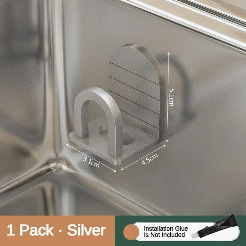 

Новый космический алюминиевый держатель для кухонной губки, раковина, мытье посуды, губка Боб, сливная сушилка, держатель для хранения, аксессуары для кухонной мойки