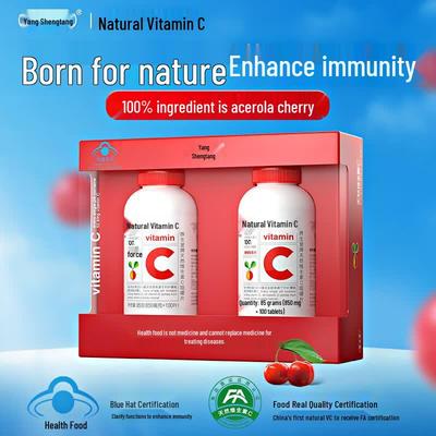 Yangshengtang Natürliche Vitamin C Kautabletten