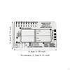 Ecg Card Ruler Professional High Precision Easy to Carry Assessment Tool