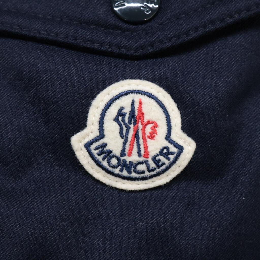 Moncler 2020 MONTGENEVRE Daunenjacke mit Kapuze Jacke 2 Marineblau Gebraucht