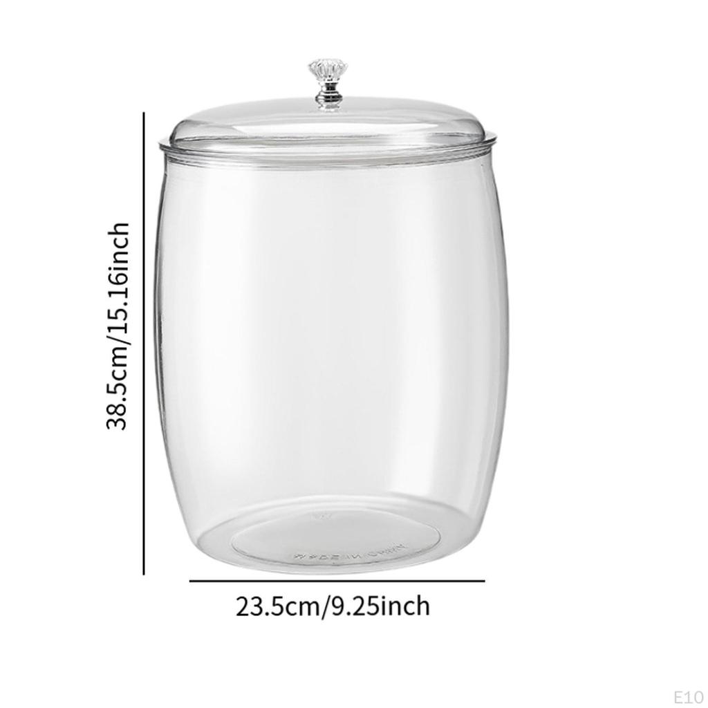 Airtight Jar Kitchen Food Container Flour Canister Reusable Sealed Clear Pantry for