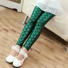 Children's Fish Scale Leggings Fashionable and Colorful Scales Slim Fit Children's Pants Sweet Princess Pants Versatile Pants