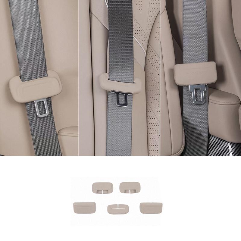 For Zeekr 8X 2026 Seat Belt Protective Cover Silicone Collision Protection Cover Interior Decoration Accessories