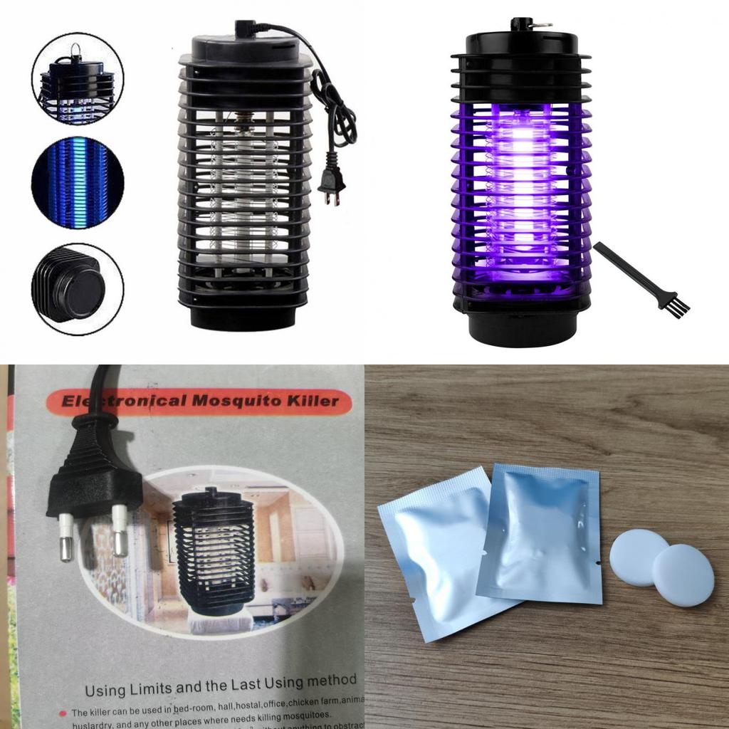 Black Golden Mosquito Trap Light With Uv Uv Light Source For Home And Restaurant Use