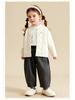 Tongbei 2025 Winter Girls' Double-Layer Fleece-Lined Casual Pants - Thick, Warm, Versatile Fashion.