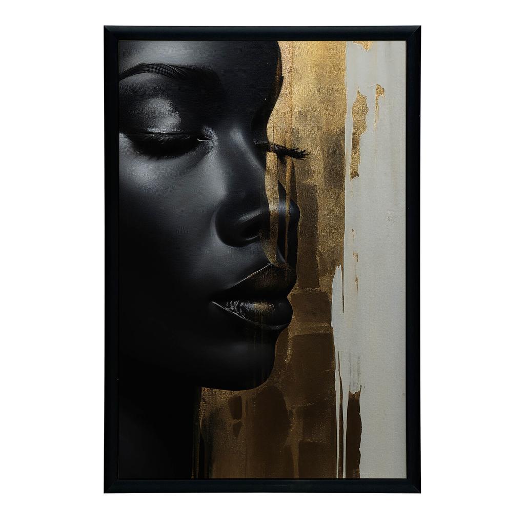 Złota Siła Złota Siła, 70X100 Cm, Rama Aluminiowa Złota, Papier Matowy 230 Gsm
