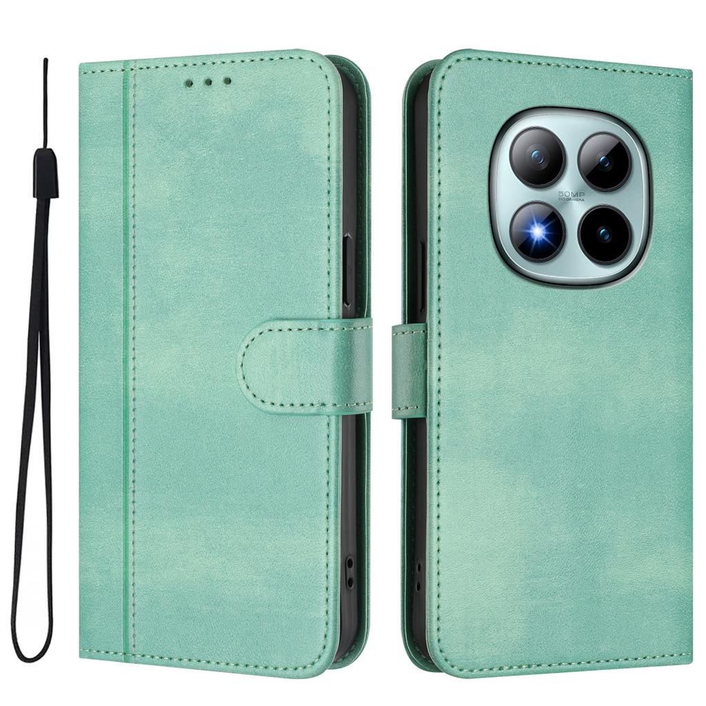 For Xiaomi Redmi Note 15 Pro+ 5G Cases Wallet Stand Retro Texture Leather Phone Cover with Lanyard