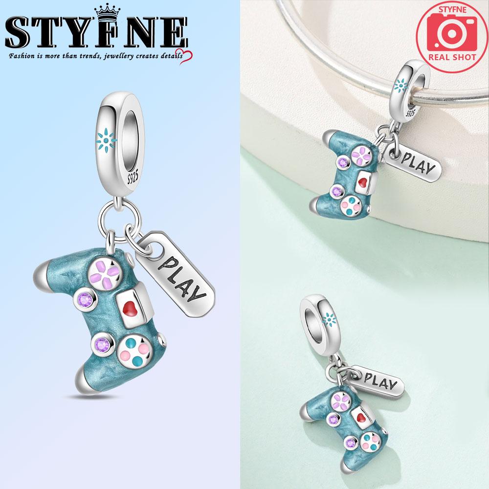 Hobbys Perlen Bibel Rote Prinzessinnenschuhe Und Niedliche Spielmaschine Armband Passend Kupfer Damen Halskette DIY Anhänger Schmuck Geschenk