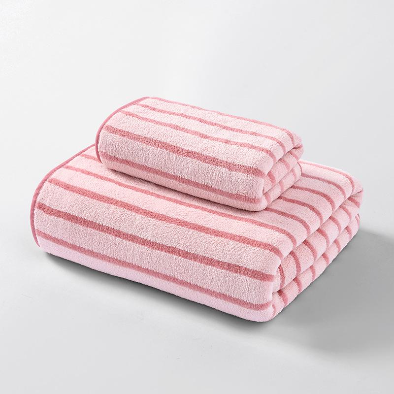 Korallenfleece Schnelltrocknendes Handtuchset für Erwachsene - Saugfähig & Weich für Zuhause oder Strand