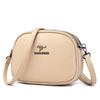 Three-layer Round Small Bag for Women In Summer New Women's Shoulder Bag Solid Color Casual Large Capacity Mobile Phone Bag for Women