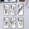 Middle Ages Retro Angel Phone Case For Samsung Galaxy A73,A72,A71,A70,A53,A52,A51,Others Soft Black Cover