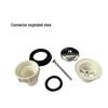 Urinal-Abflussauslass Kunststoff-Verbinder-Set