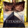 Titanic Theme Printed Blanket - Perfect for Couch, Bed, Travel & Outdoor Use | Machine Washable, Cozy & Durable.