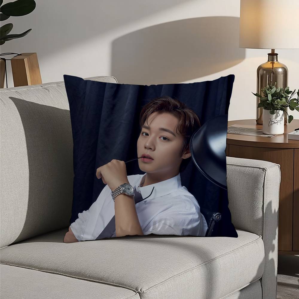 Custom PARK JIHOON Kpop Pillow Case 3D Print Polyester Fiber 40*40cm Home Sofa Throw Decoration Festival Gift