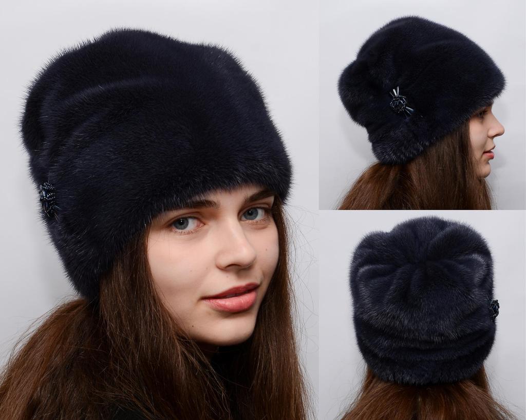 Fur Mink Fur Fashion Mink Hat 