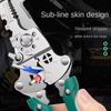 Multifunctional Wire Stripper Electrical Pliers Non-Slip Foldable Wire Stripping Pliers Comfortable Wiring