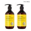 MEDIALL Scalp Cleansing, Hair Loss, Dandruff Relief, Mildly Acidic Shampoo 300ml, Woody Herbal Scent X2