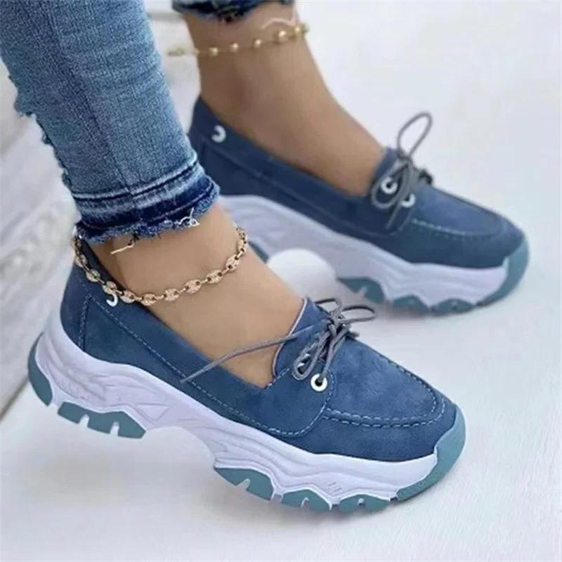 Fashion New 2025 Women Platform Casual Breathable Sneakers Designer Female Fashion Tennis Vulcanized Shoes Footwear Zapatillas De Mujer