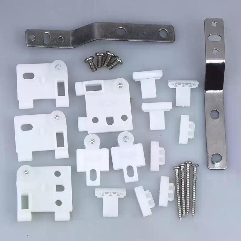 1Set Master Carrier With Wheel For Curved JIALISI Track Rail Electric Curtain Accessories Pulley Matched With 11.5mm Belt