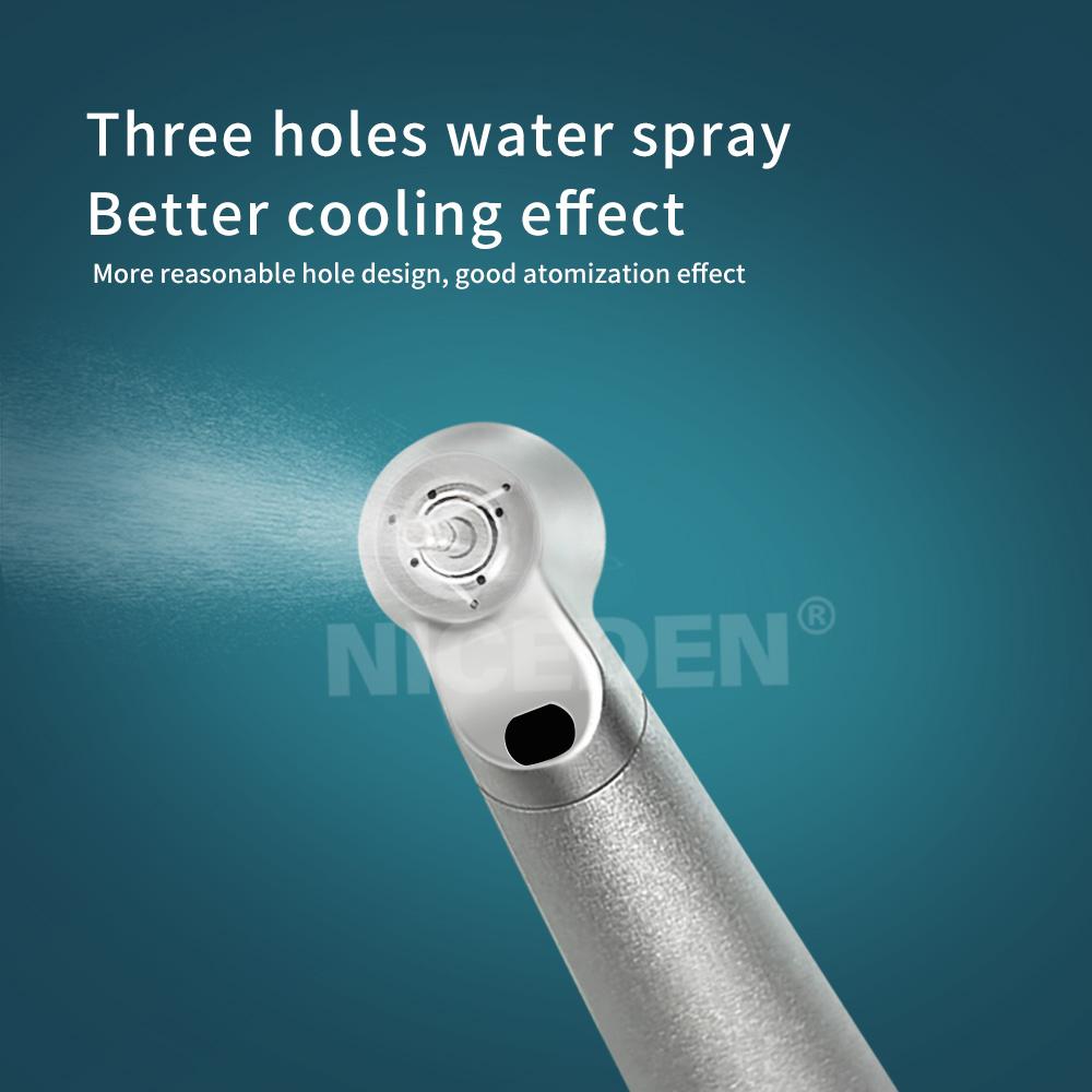 Niceden X450KL Consumables High Speed Handpiece K-coupler 45 Degree Angle Head Air Turbine with LED Materials