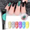 Famous Beautyful Lady Printing Template Semi Off Nail Permanent Soak Art Polish Gel Painted
