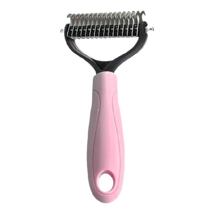 

Practical Detangling Brush For Dog Cats Double Side Grooming Comb Skin Friendly Teeth Pet Grooming Essential Home Use large