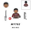 Latest Bos Game T60 Power Armor Army Officers Soldiers Figurine Machine Gun Model Construction Blocks Kids Toys Gifts Young Boys Girls Juguetes