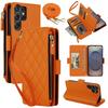 Phone Case for Samsung Galaxy S26 FE S25 Edge S24 Ultra S23 Plus S22 Crossbody Zipper Wallet with 9 Card Slots Cover Lanyard Bag