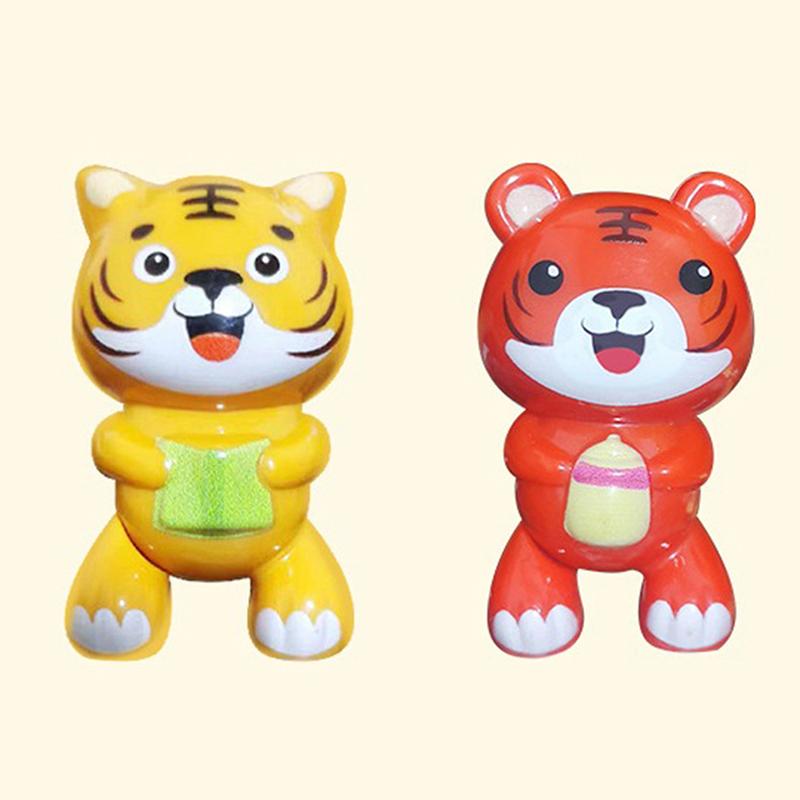 1 Pereche Bețișoare Pentru Copii Tigru Desene Animate Bețișoare de Învățare Reutilizabile Bețișoare de Antrenament Set Veselă Drăguț pentru Copii