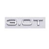 3D ABS 1.8T 2.0T 3.0T Logo Buchstaben Auto Heckklappen Emblem Für A3 A4 A5 A6 A7 A8 Q2 Q3 Q5 Q7 Q8 Autoaufkleber ,JKYGUT Zubehör