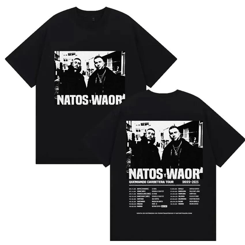 Pop Rapper Nato Y Waor Merch Cotton T Shirt Short Highend Luxury Unisex Style Both Of Unisex And Unisex