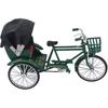 3 Wheel Rickshaw Model, Cute Rickshaw Model Small Compact for Bar (Green)