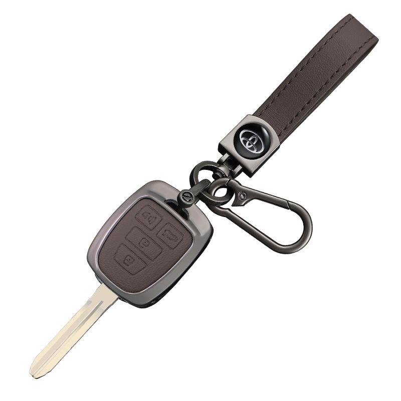 Metal Shell Key Case for Toyota FJ Cruiser, Old Model RAV4, Prado, and Land Cruiser