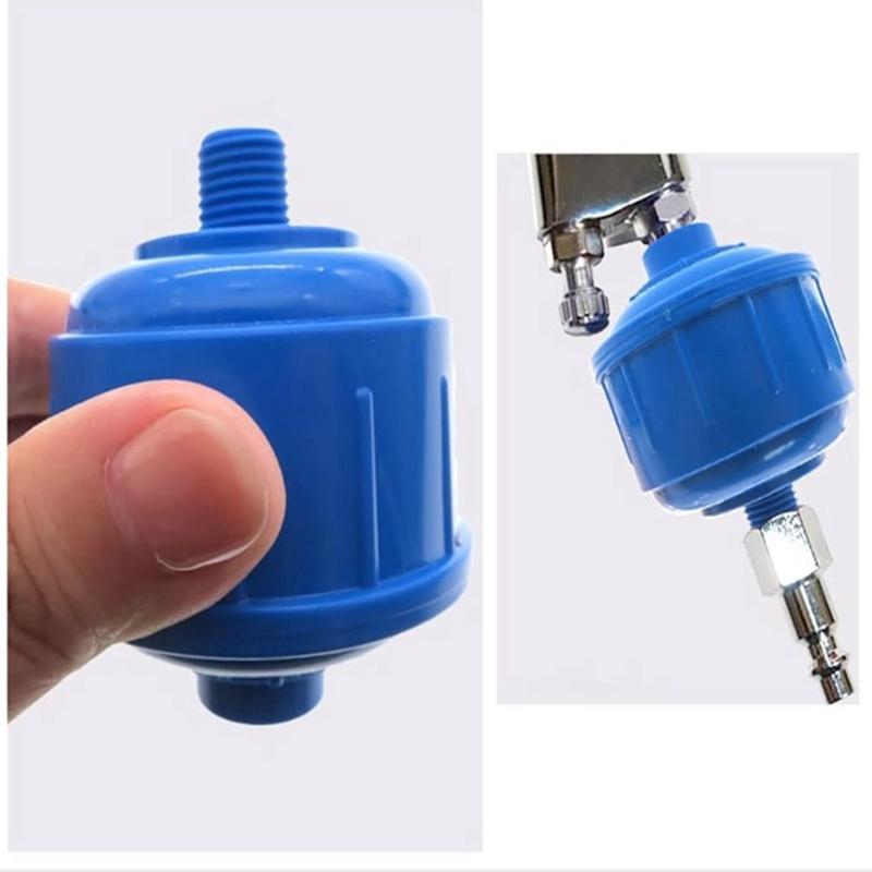 Pack of 5 High Performances Air Filters 1/4inch Threads To Eliminate Water from Sprays Painting Equipment and Tool