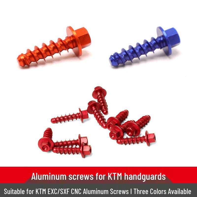 Colored Aluminum Screws for KTM/Husqvarna Models: Plastic Parts & Guards Modifications