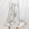 Silk Scarf Long Shawl Mom Floral Print Satin Wrap Gift Lightweight Breathable