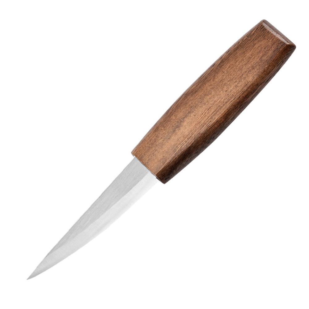 Wood Carving Knife Set with Square Handle - Includes Spooning, Chisel, Utility, and Detail Knives for Handmade Woodcraft.