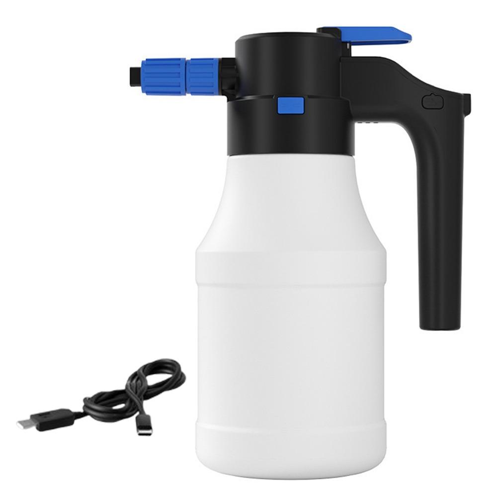 Electric Car Wash Foam Spray Pot Universal Pneumatic High Pressure Spray Bottle Fan Type 1.5L Hand-held Foam Watering Can
