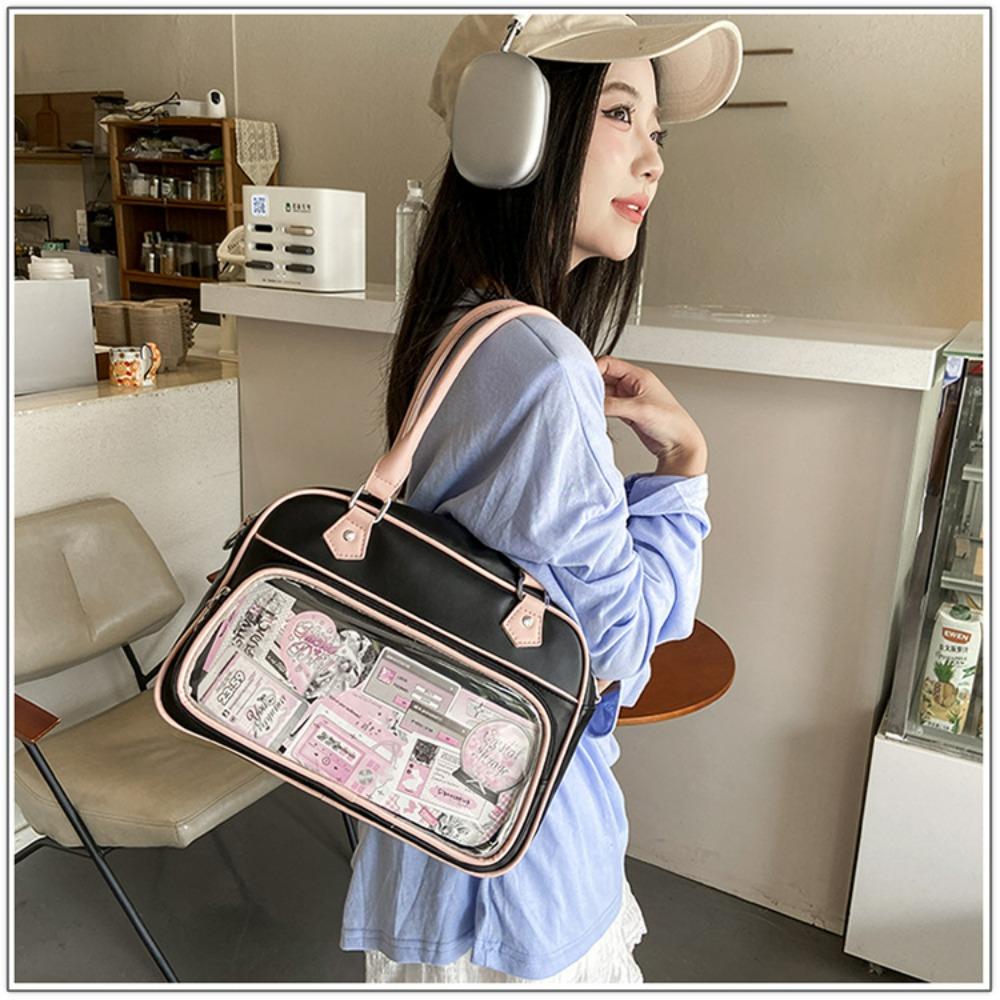 New Original Design Y2K Spicy Girl Ita Bag Large Capacity Commuting Diagonal Cross Bag, Cute Ulzzang Single Shoulder Handbag