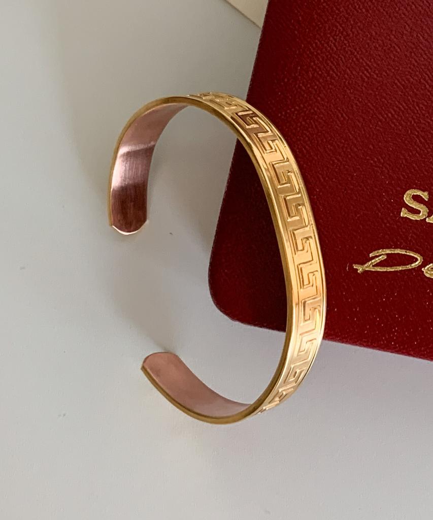 Sabona London G3 Gold Plated Olympia Copper Bangle