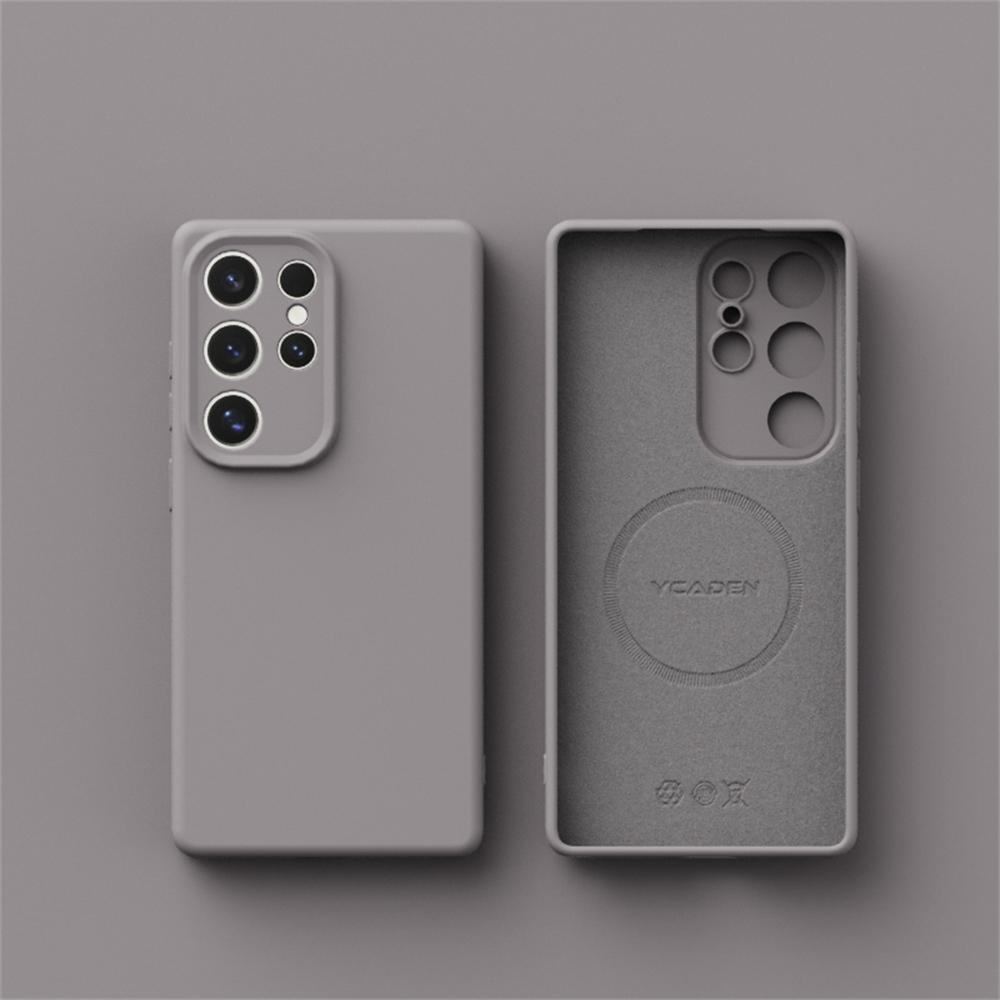 Oryginalny Miękki Płynny Silikon do Etui Magsafe dla Samsung Galaxy S26 S25 S24 S23 S22 Ultra Plus Magnetyczny Pokrowiec do Ładowania Bezprzewodowego